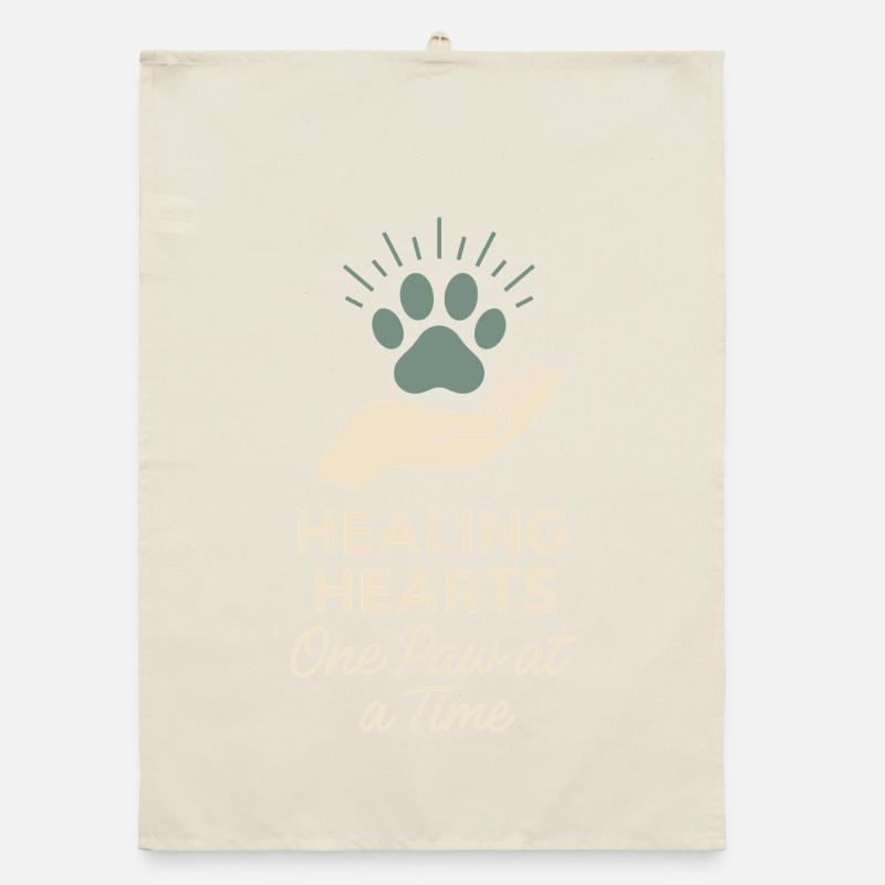 Tierheimmitarbeiter, Tierrettungs-freiwilliger Organic Geschirrtuch