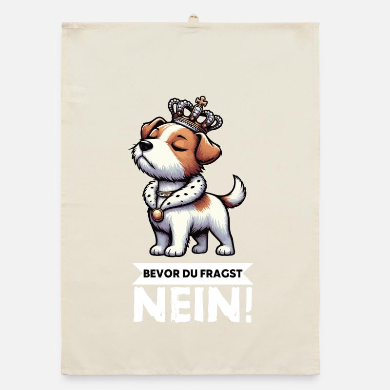 Before You Ask Jack Russel Terrier Jackie Terrier Organic dish towel