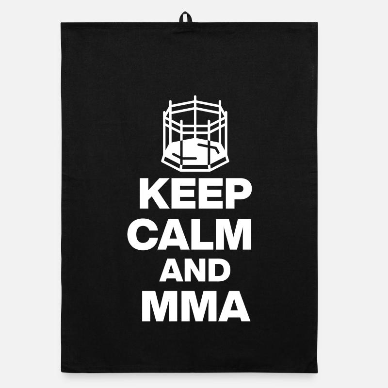 KEEP CALM AND MMA, OCTAGON FIGHT! NEANDERTALER  Organic Geschirrtuch