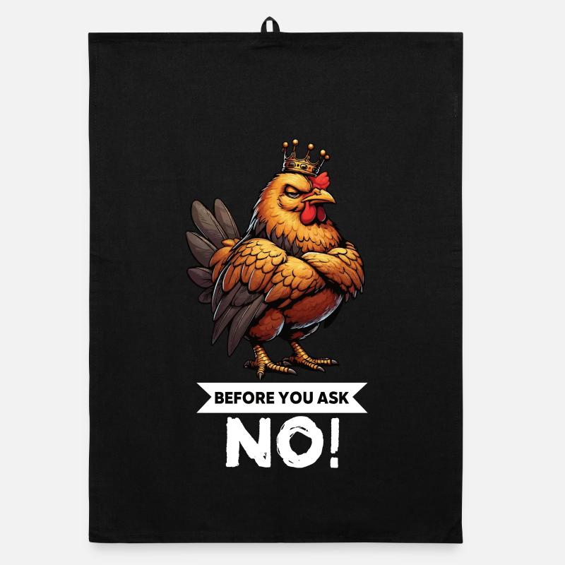Before You Ask Chickens Chicken Chicken Lover Organic dish towel