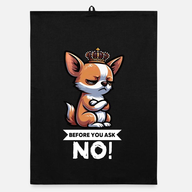 Before You Ask Chihuahua Chihuahuabesitzer Chi Organic dish towel