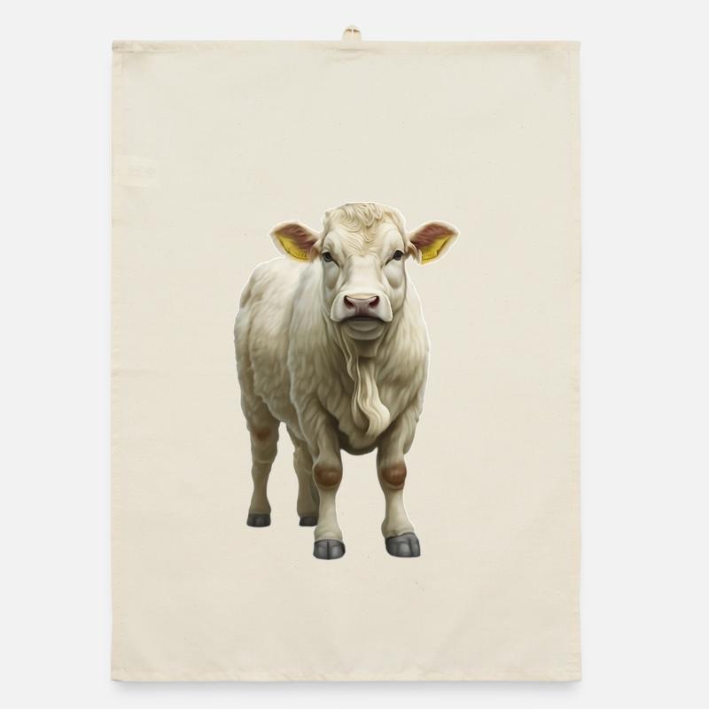 Charolais Beef Organic dish towel