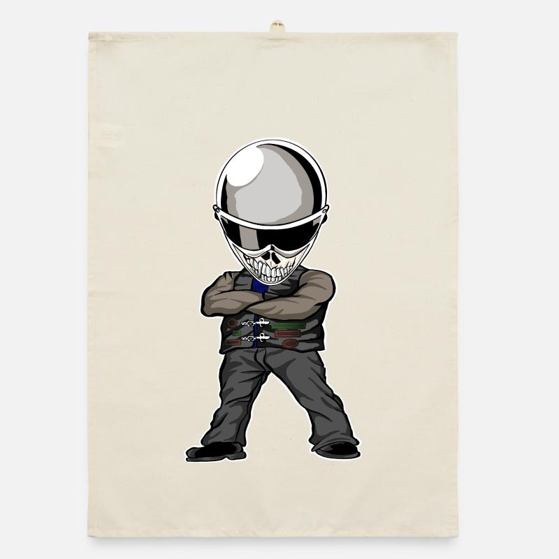 Evil Streetfighter Organic dish towel