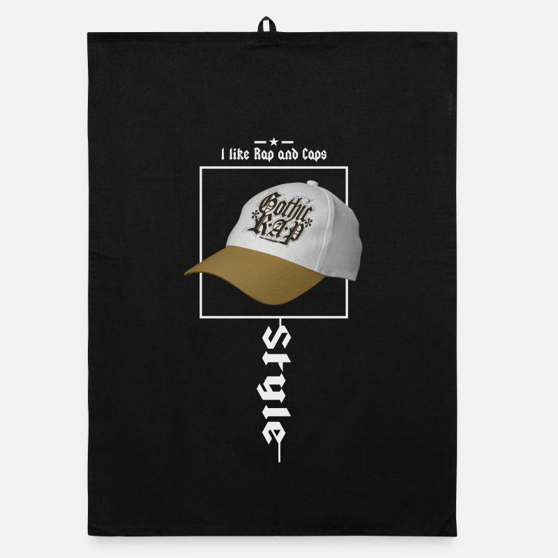 J’aime le rap et les casquettes Torchon bio