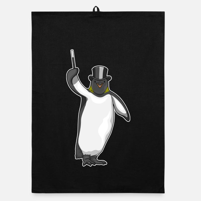 Penguin Wizard Wand Organic dish towel