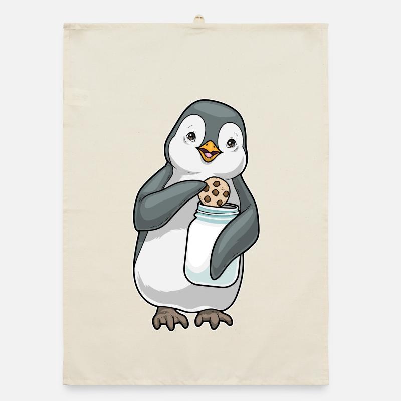 Pinguin Cookie Organic Geschirrtuch