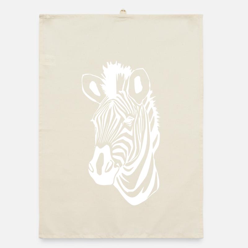 Zebra T-shirt Geschenk Organic Geschirrtuch