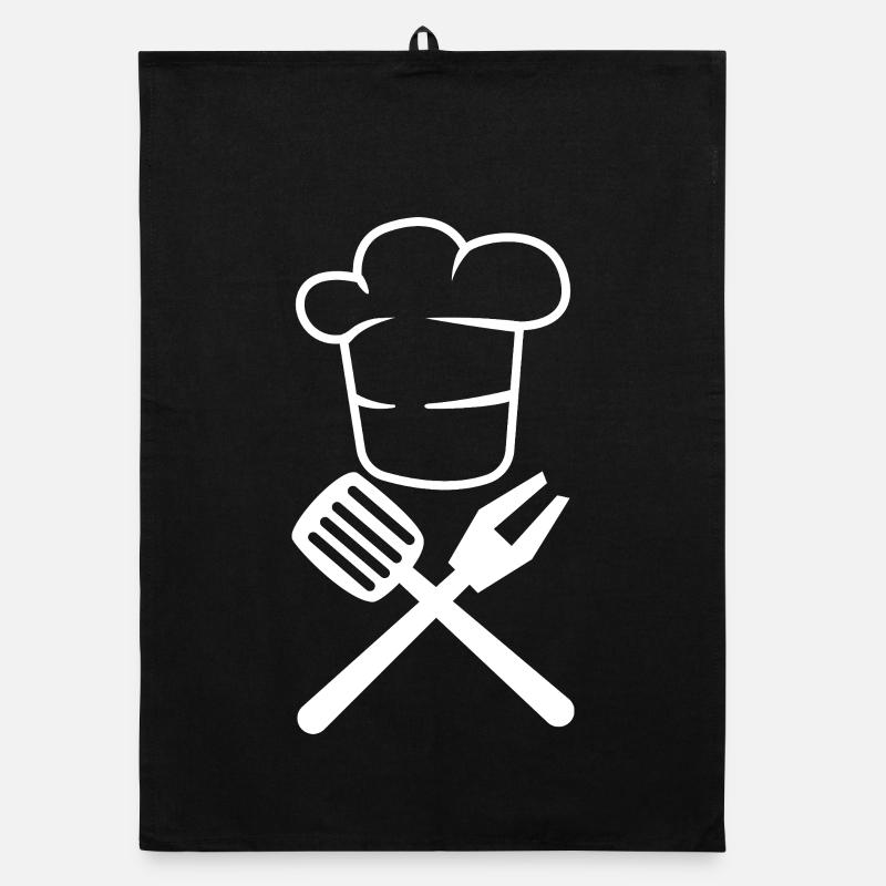 Conception professionnelle de chapeau barbecue Master Chef Torchon bio