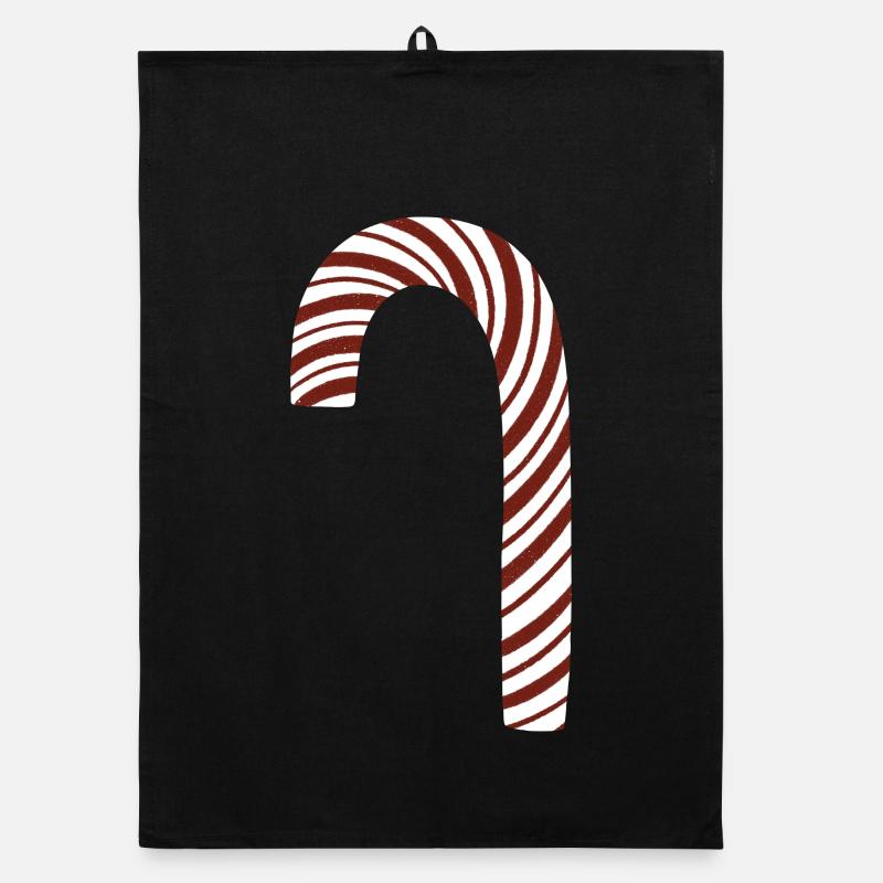 Candy Cane Organic dish towel