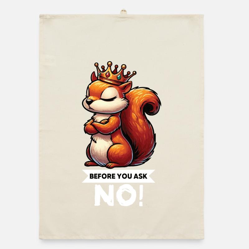 Avant de demander à Écureuil, Écureuil, Rongeur Torchon bio