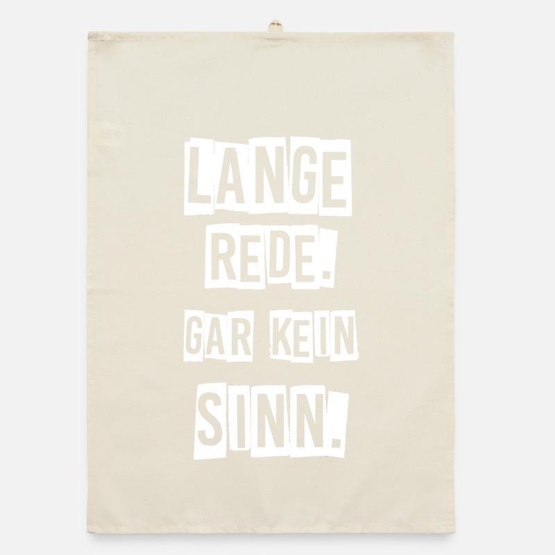Lange rede. Organic Geschirrtuch