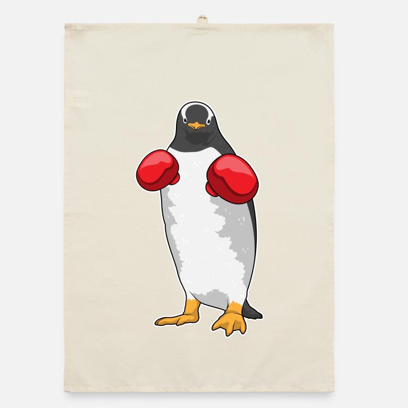 Penguin Boxer Gants de boxe Torchon bio