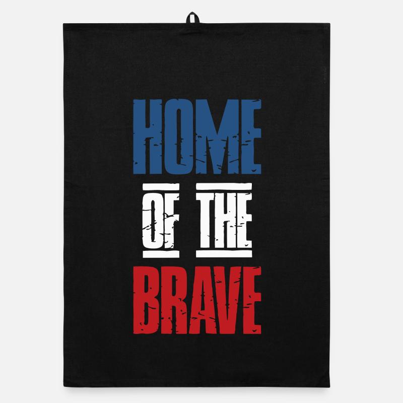 Heimat der Mutigen Organic Geschirrtuch