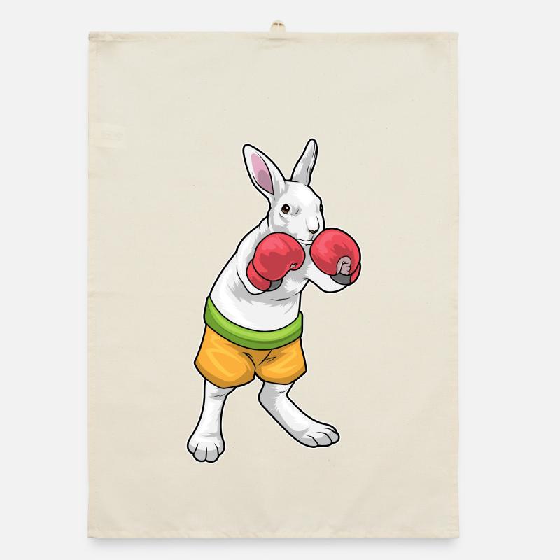 Bunny Boxer Gants de boxe Boxe Torchon bio