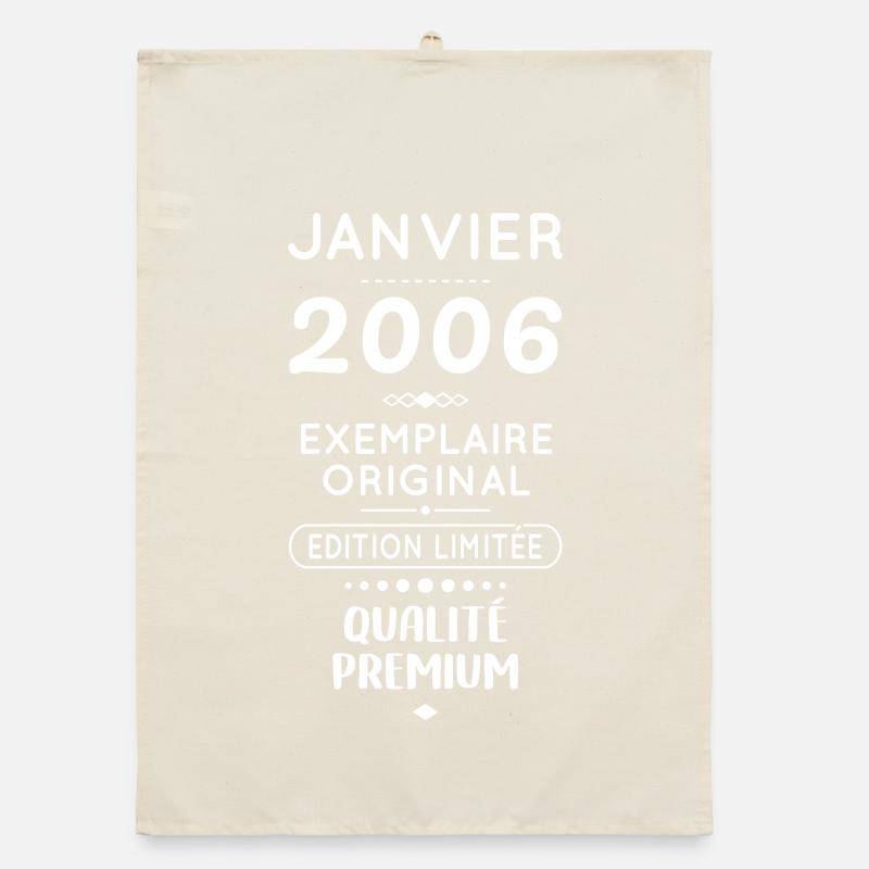 Anniversaire 20 ans - Janvier 2006 Original Torchon bio