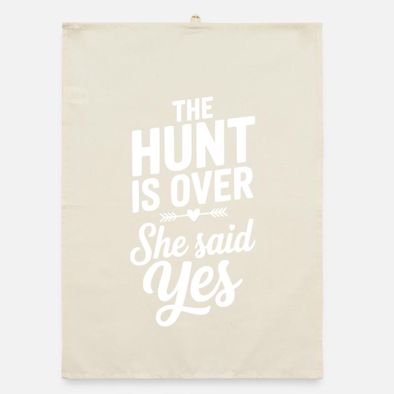 Die Jagd ist vorbei Sie sagte ja Organic Geschirrtuch