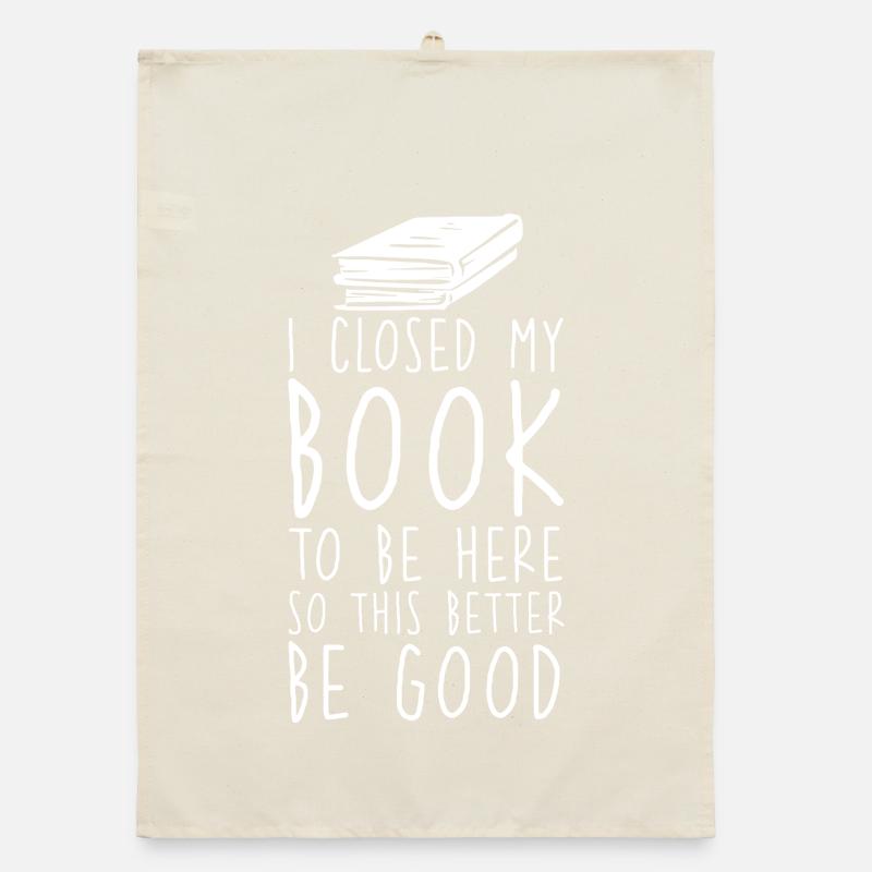 Sei dafür da. Sei besser gut. Tee Organic Geschirrtuch