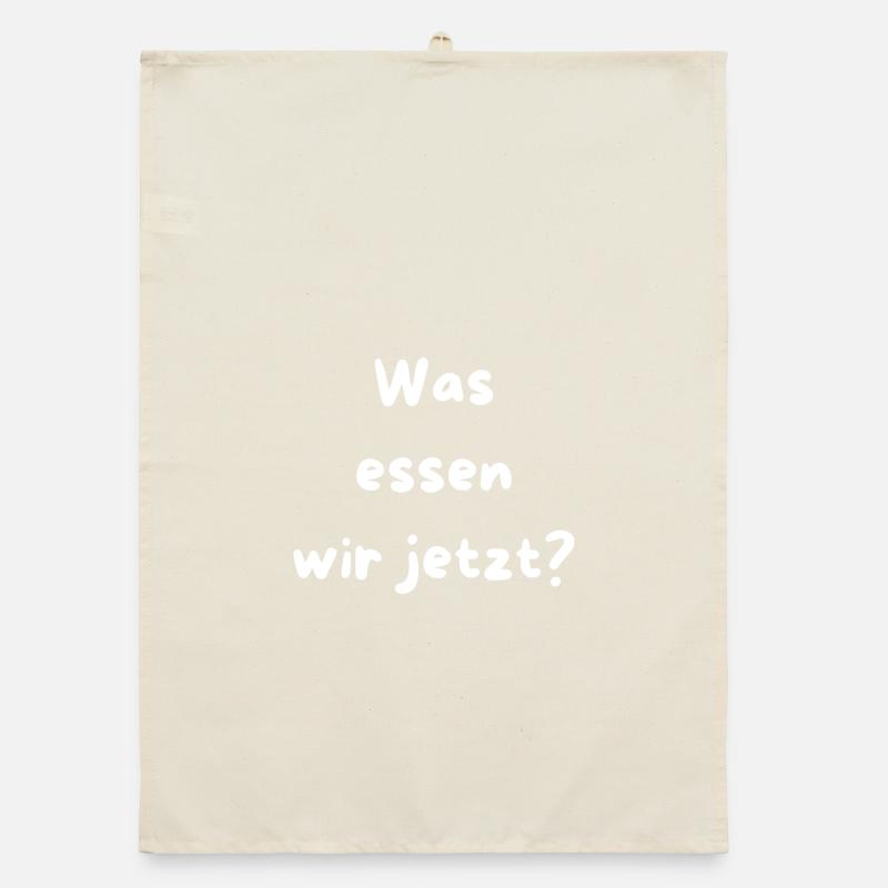 Was essen wir jetzt?  Organic Geschirrtuch