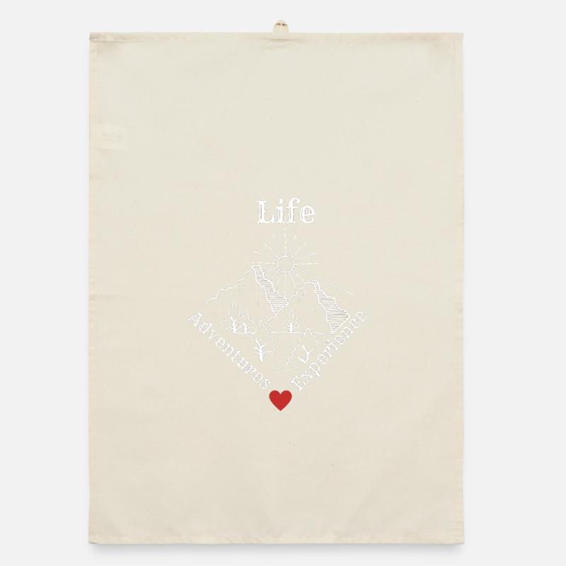 Life Adventures Experience - Adventure Tee Organic Geschirrtuch