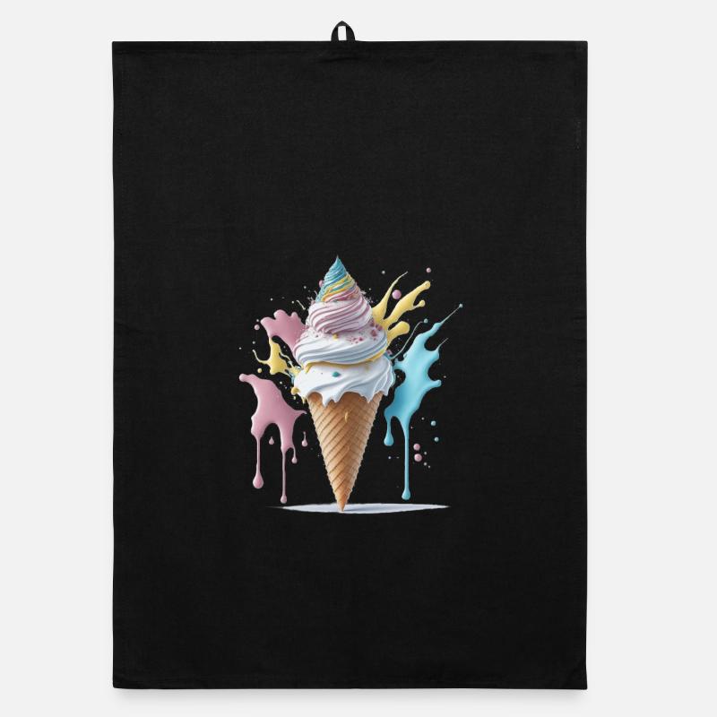 Ice cream Organic dish towel