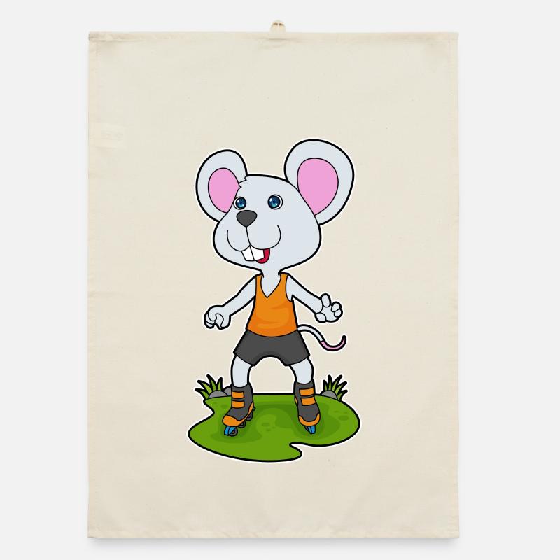 Mouse Inline skating Inline skates Organic dish towel