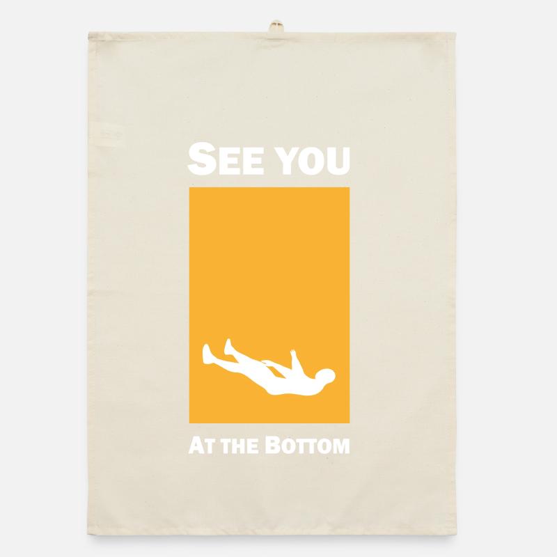 See you at the bottom Organic dish towel