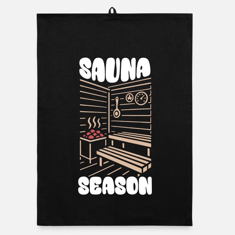 Sauna Season - Sauna - Saying Organic dish towel