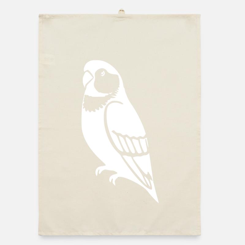 Parrots Bird Geshenk Organic dish towel