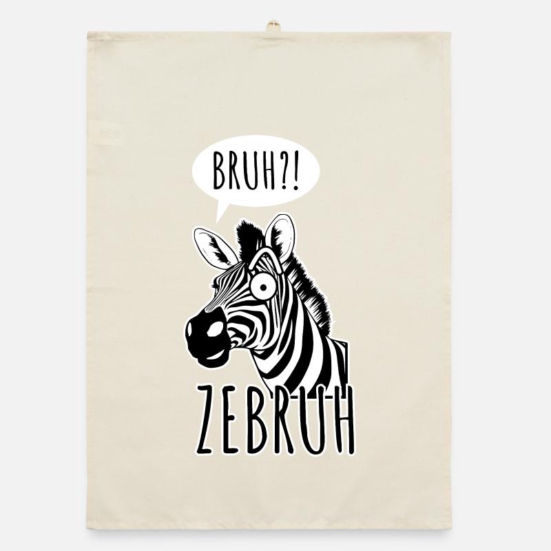 Zebra Bro - Un Zebruh ! Torchon bio