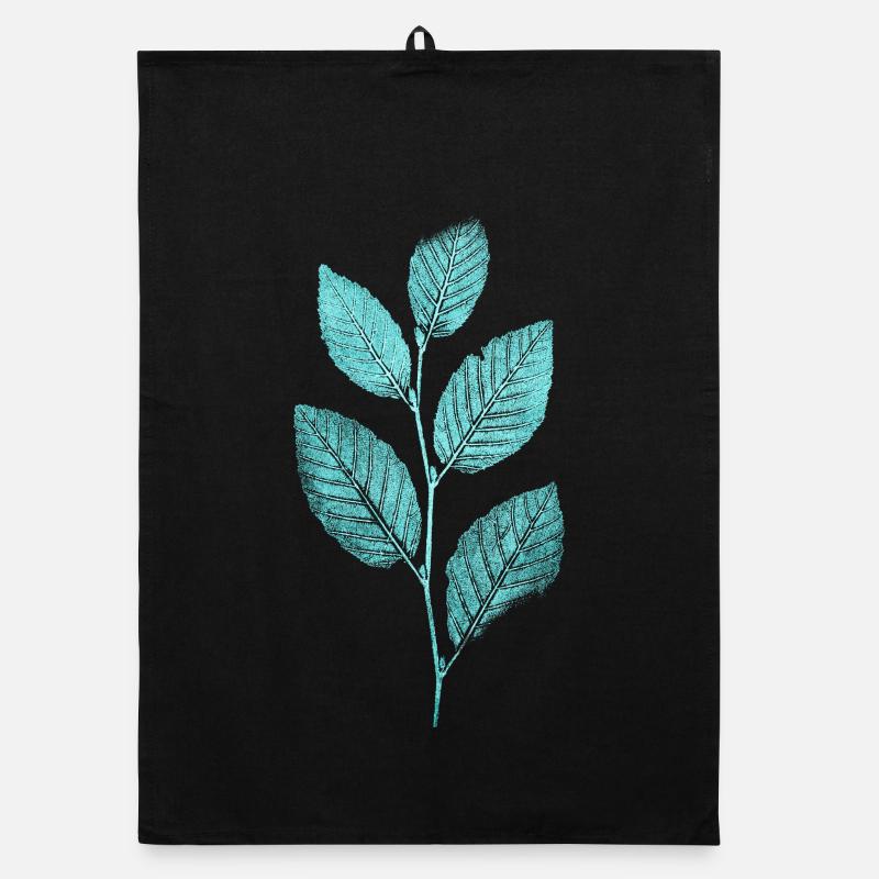 Branche de feuilles / hêtraies Torchon bio