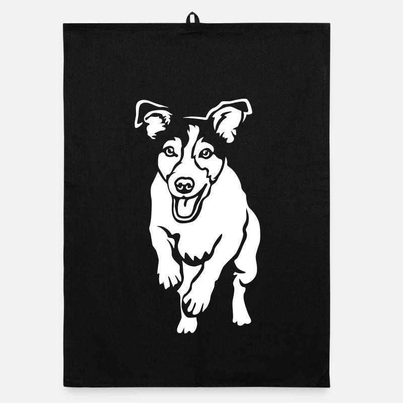 Jack Russell Terrier « Black Edition » Torchon bio