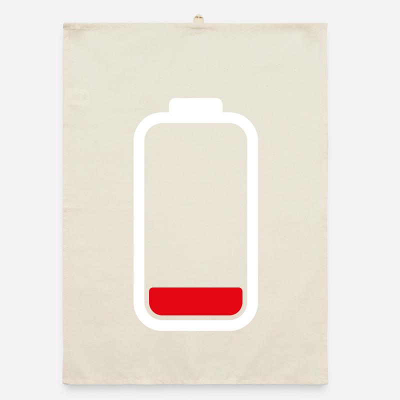 BATTERIE FAIBLE - Blanc Torchon bio