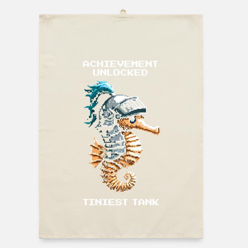 Succès : plus petit char | Hippocampe Torchon bio