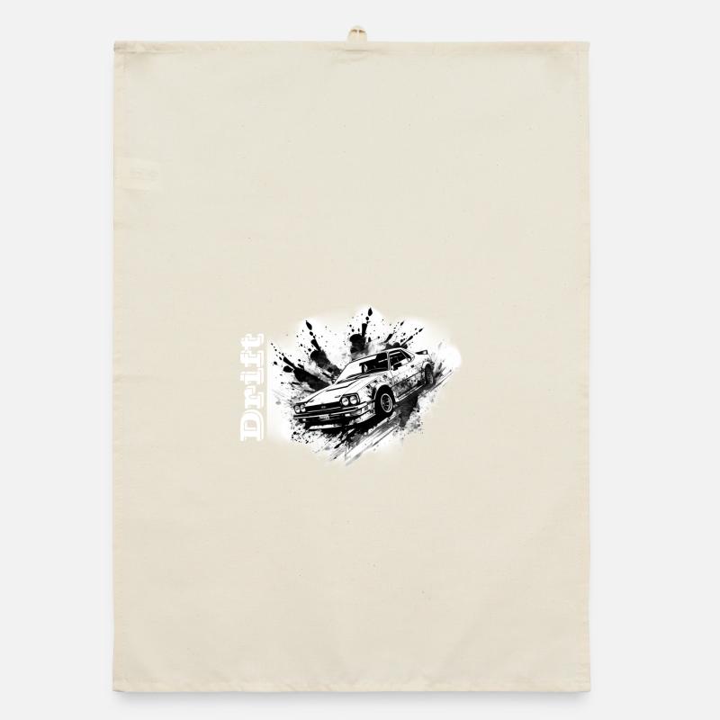 Drifter white Organic dish towel