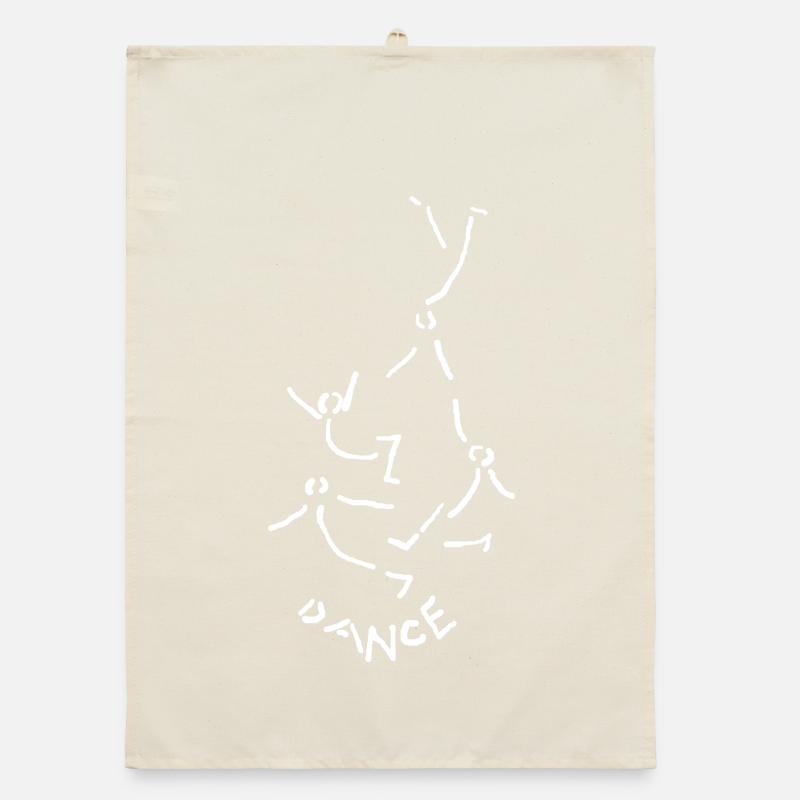 Dance Tanz tanzen Organic Geschirrtuch