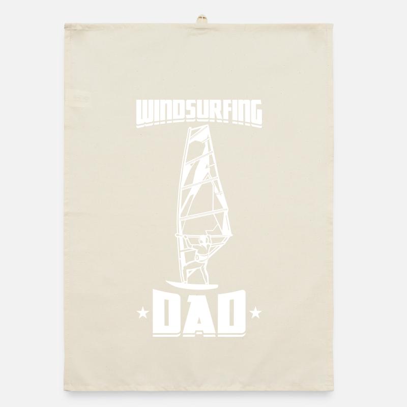 Windsurfer Papa Organic Geschirrtuch