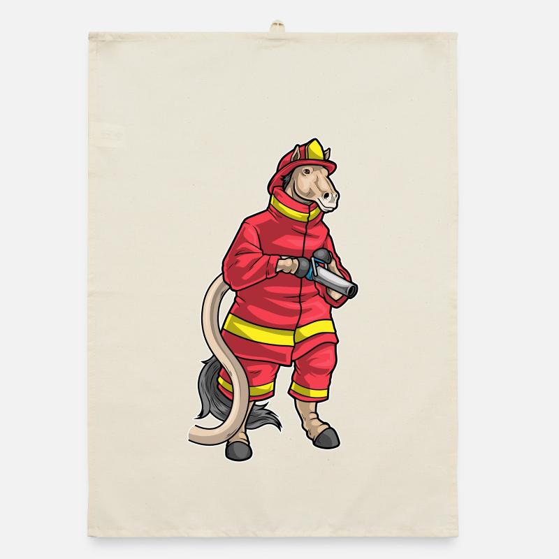 Tuyau d’incendie de pompier de cheval Torchon bio