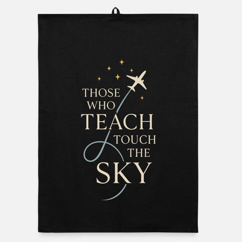 Flight Instructor Cfi Pilot Aviation Instructor Organic dish towel