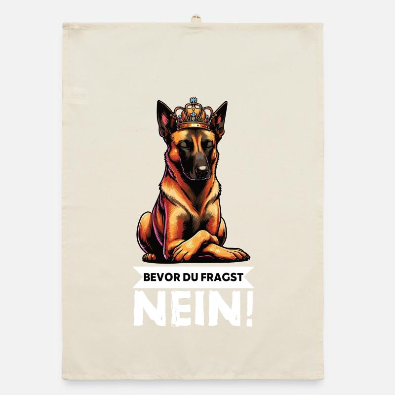 Before you ask: Malinois Belgian Shepherd Organic dish towel