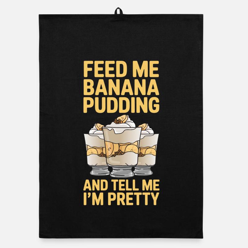 Bananenpudding Bananen Pudding Geschenk Organic Geschirrtuch