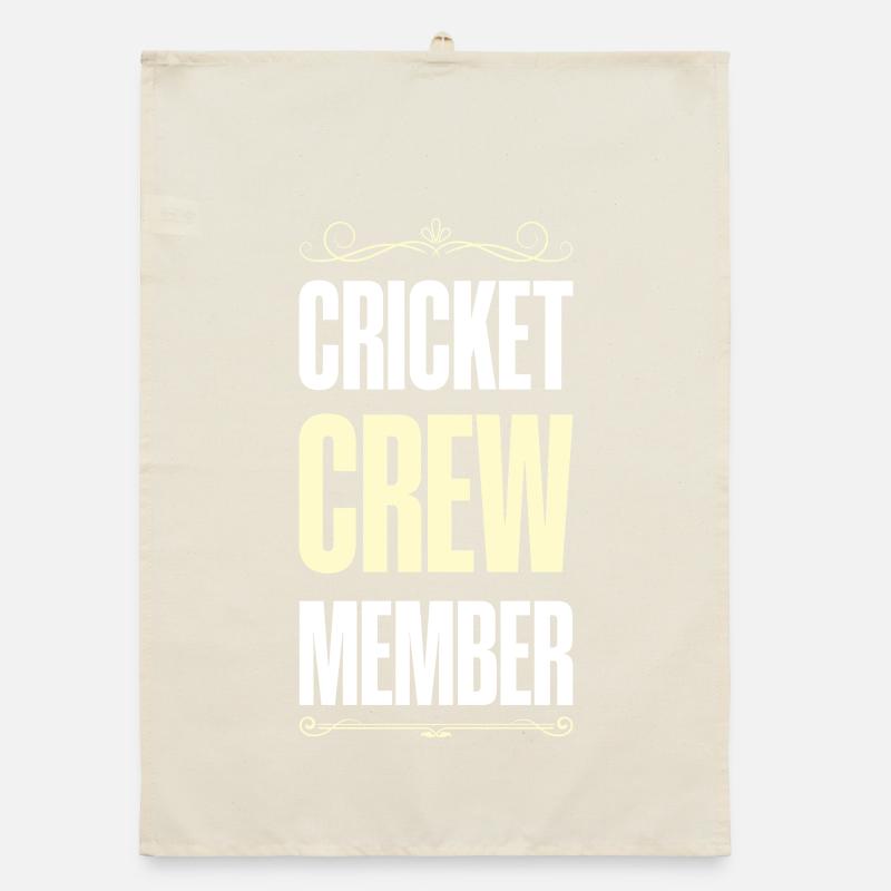 Équipe de cricket Torchon bio