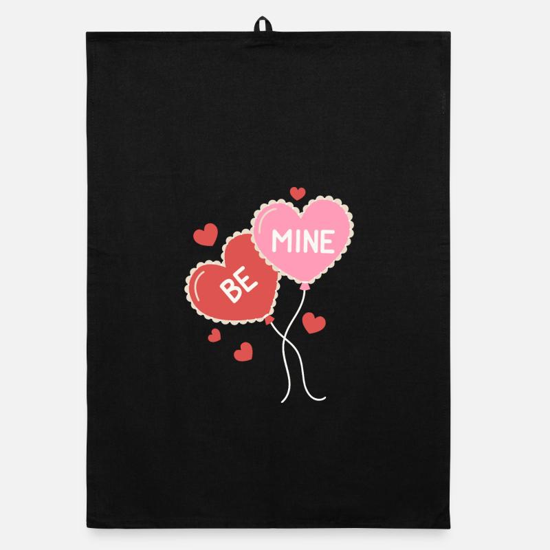 Be Mine - message d'amour Torchon bio