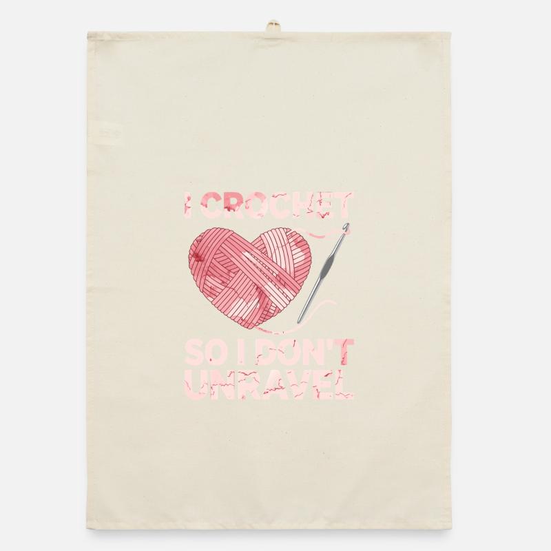 I crochet so I don't lose the thread Organic dish towel