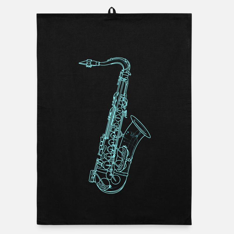 Croquis de saxophone Torchon bio