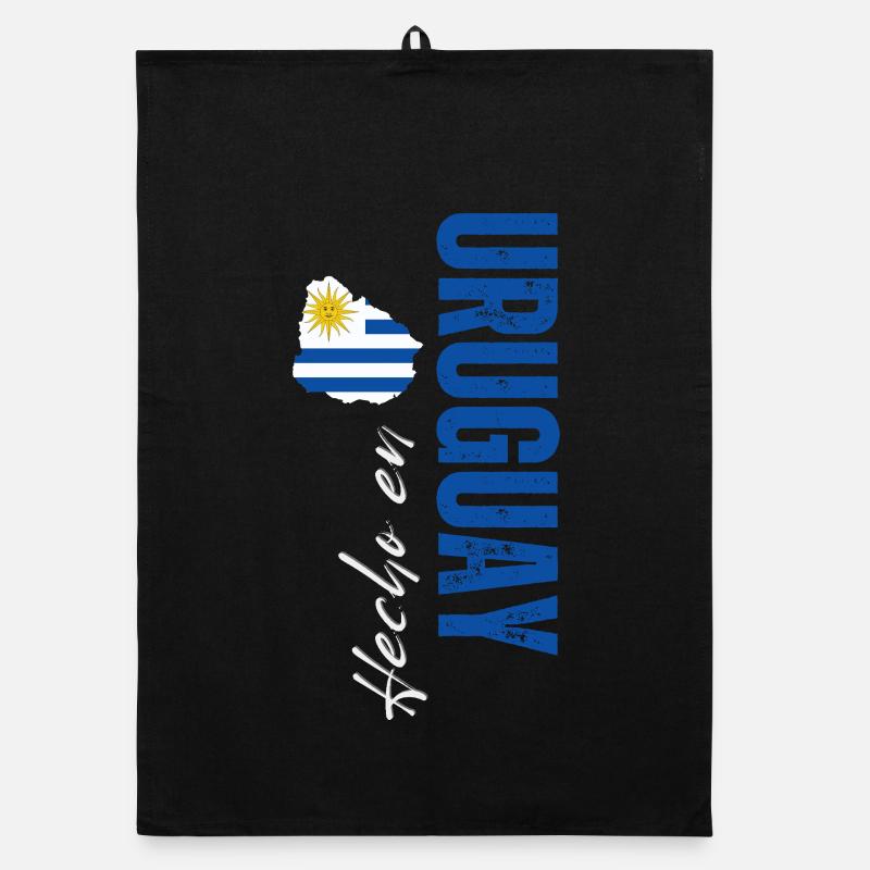 Made in Uruguay, vertical design Organic dish towel