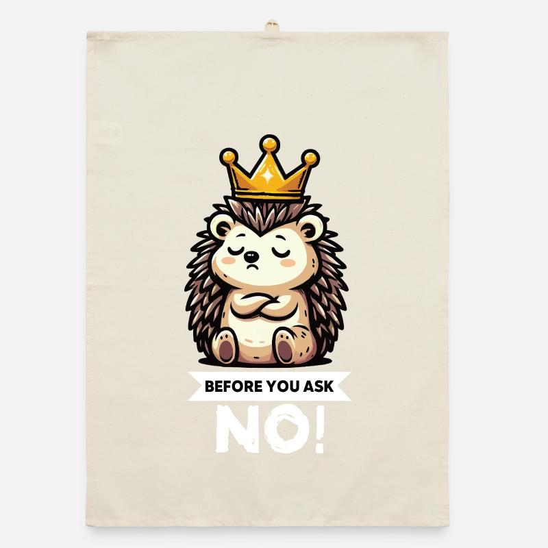 Before You Ask Hedgehog Hedgehog Lover Hedgehog Stinger Organic dish towel