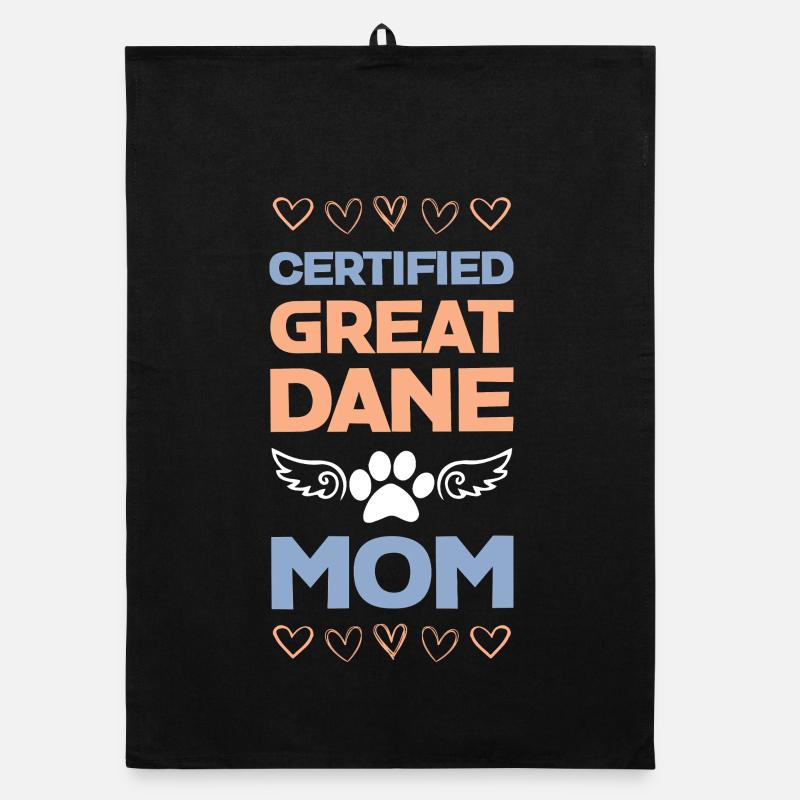Zertifizierte Great Dane Mama Organic Geschirrtuch