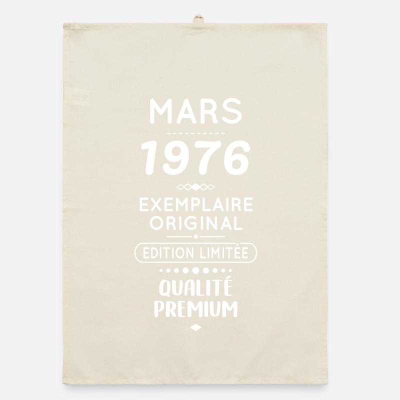 50th Anniversary - March 1976 Original Organic dish towel