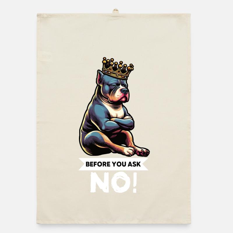 Before You Ask American Bully Bully Pit Bullys Organic dish towel