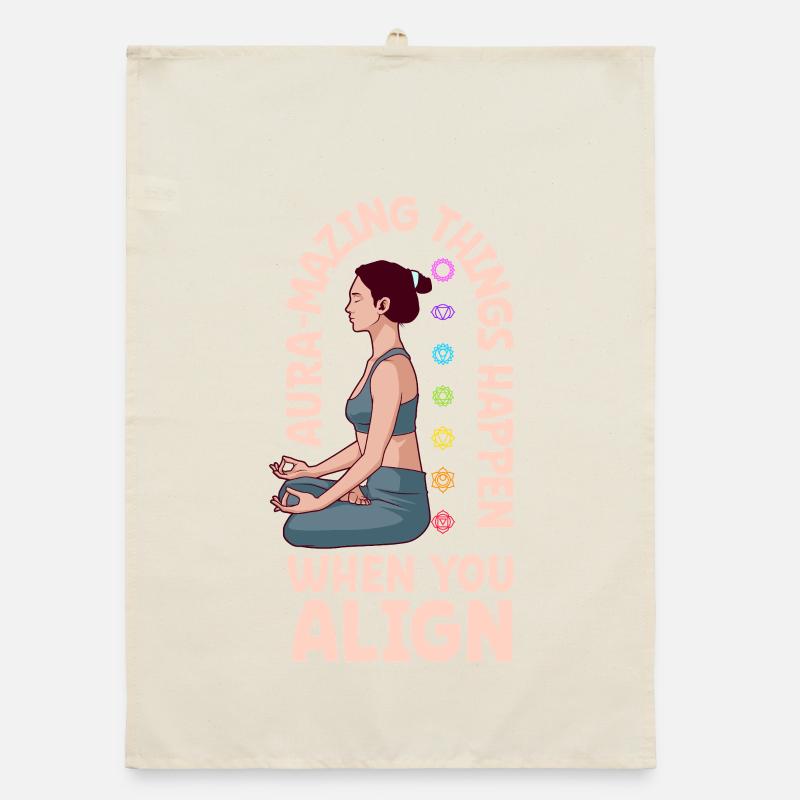Aura Power - Chakra Alignment Organic dish towel
